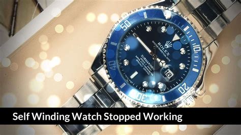 rolex won't wind|rolex stopped working after winding.